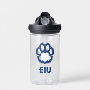Bouteille D'eau Eastern Illinois Panthers Empreinte de patte & EIU