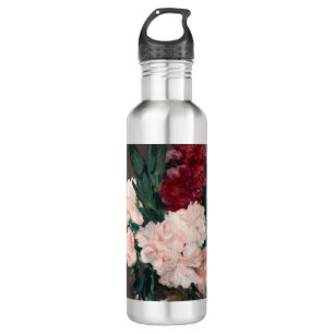 Bouteille D'eau Edouard Manet - Vase de pivoines sur petit piédest