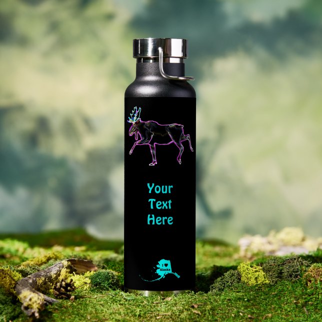 Bouteille D'eau Electric Moose (Extérieur (pivotée))