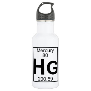 Bouteille D'eau Élément 080 - Hectogrammes - Mercury (plein)
