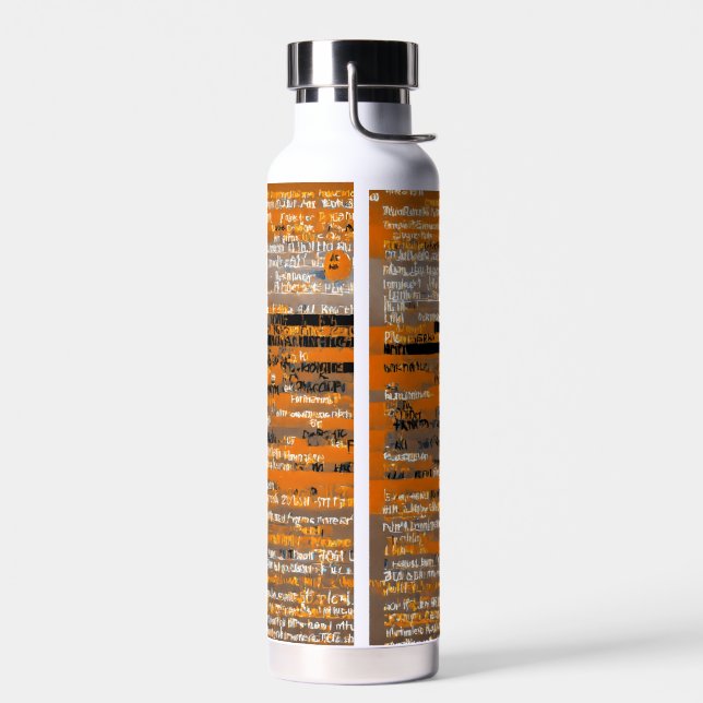 Bouteille d'eau éléments imprimés (Gauche)