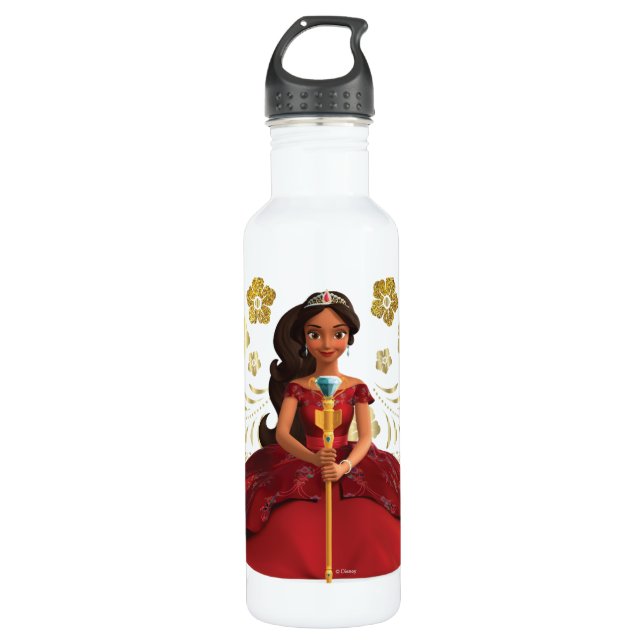 Bouteille D'eau Elena| Elena Habillée Royalement (Devant)