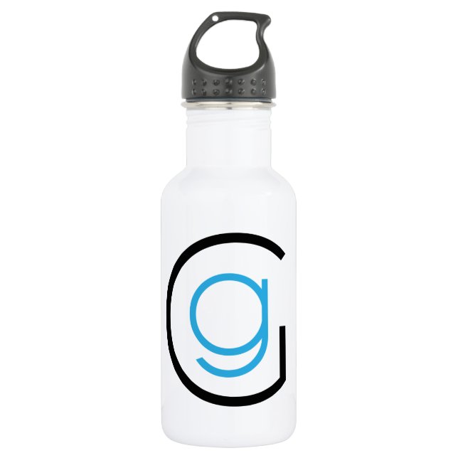 Bouteille D'eau Emblème de logo de GG (Devant)