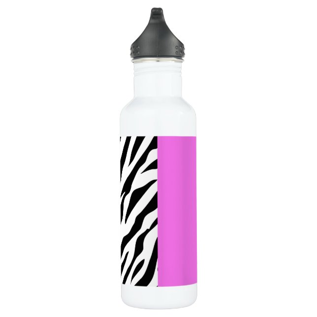 Bouteille D'eau Empreinte de léopard, Zebra Print, Poster de anima (Droite)