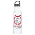 Bouteille d'eau en acier blanche de RGF 24oz