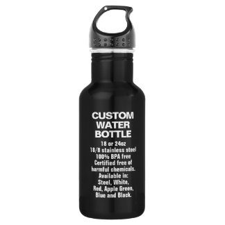 Bouteille d'eau en acier inoxydable 18oz sur mesur