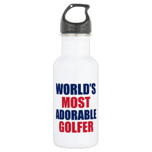 Bouteille D'eau En Acier Inoxydable Adorable golfeur