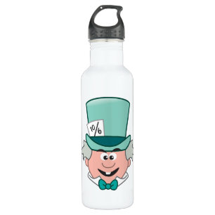 Bouteille D'eau En Acier Inoxydable Alice au pays des merveilles  Mad Hatter Emoji