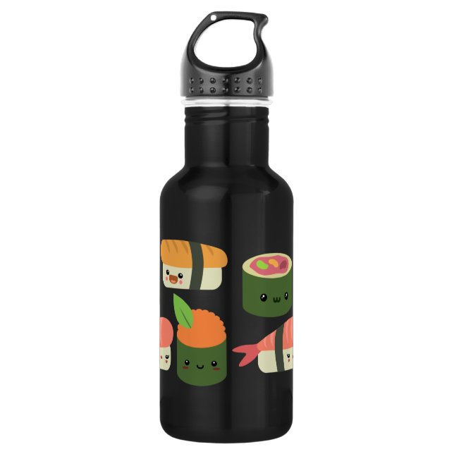 Bouteille D'eau En Acier Inoxydable Amis de sushi (Devant)