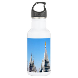 Bouteille D'eau En Acier Inoxydable ange moroni temple mormon de salt lake city