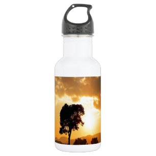 Bouteille D'eau En Acier Inoxydable Arbre