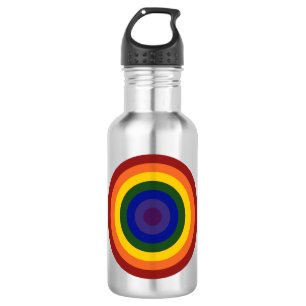 Bouteille D'eau En Acier Inoxydable Arc-en-ciel