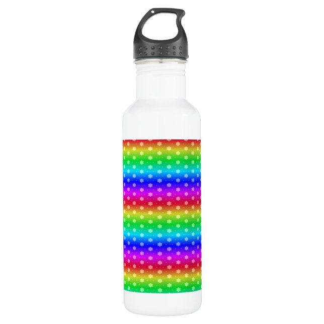 Bouteille D'eau En Acier Inoxydable Arc-en-ciel ! (Devant)