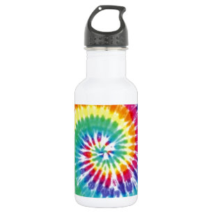 Bouteille D'eau En Acier Inoxydable Arc-en-ciel multicolore de colorant de cravate de