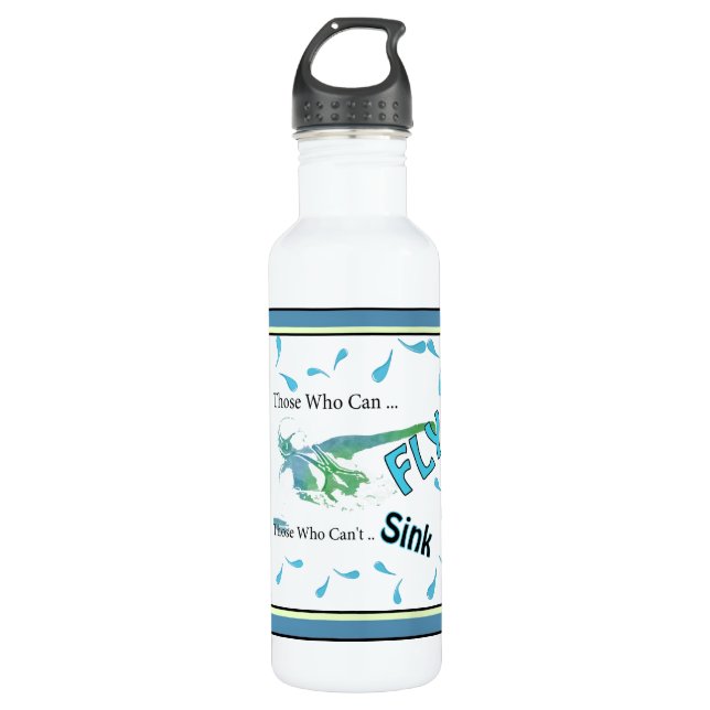 Bouteille D'eau En Acier Inoxydable Baigneurs en aluminium (Devant)
