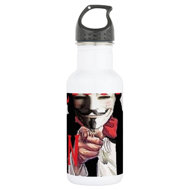 Bouteille D'eau En Acier Inoxydable Bande double parasite (Devant)