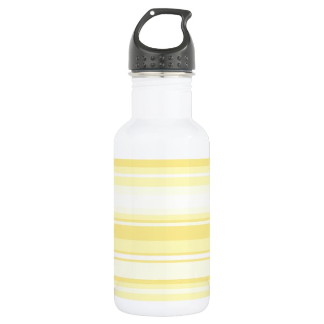 Bouteille D'eau En Acier Inoxydable Bandes de citron (Devant)