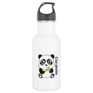 Bouteille D'eau En Acier Inoxydable Bébé Panda de Dessin Animé Mignon