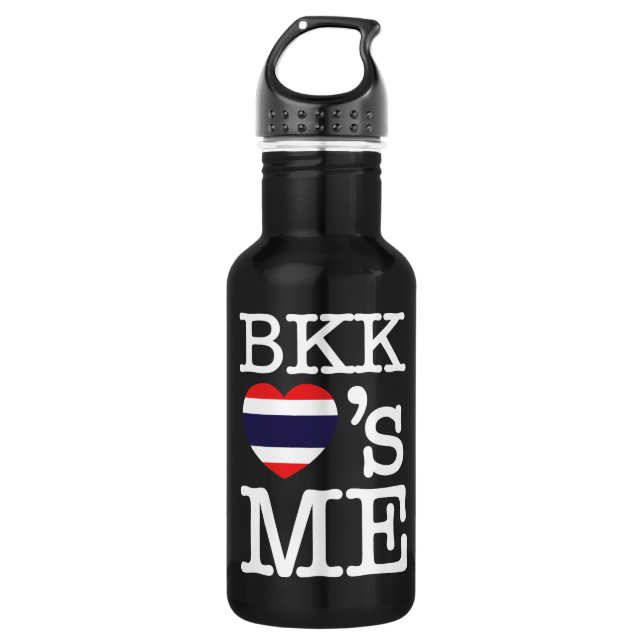 BOUTEILLE D'EAU EN ACIER INOXYDABLE BKK LOVE'S ME (Devant)