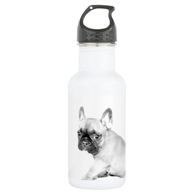 Bouteille D'eau En Acier Inoxydable Bouledogue français (Devant)
