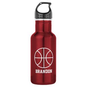 Bouteille D'eau En Acier Inoxydable Bouteille d'eau de sport de basketball Acier ino