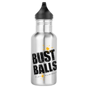 Bouteille D'eau En Acier Inoxydable Bust Bust Balls de Painball