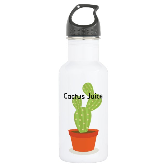 Bouteille D'eau En Acier Inoxydable Cactus succulent mignon - jus de cactus (Devant)