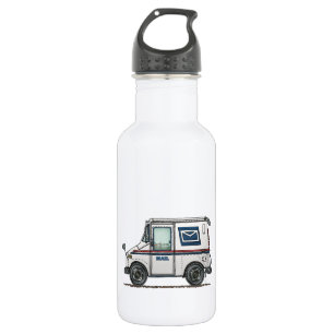 Bouteille D'eau En Acier Inoxydable Camion de courrier mignon
