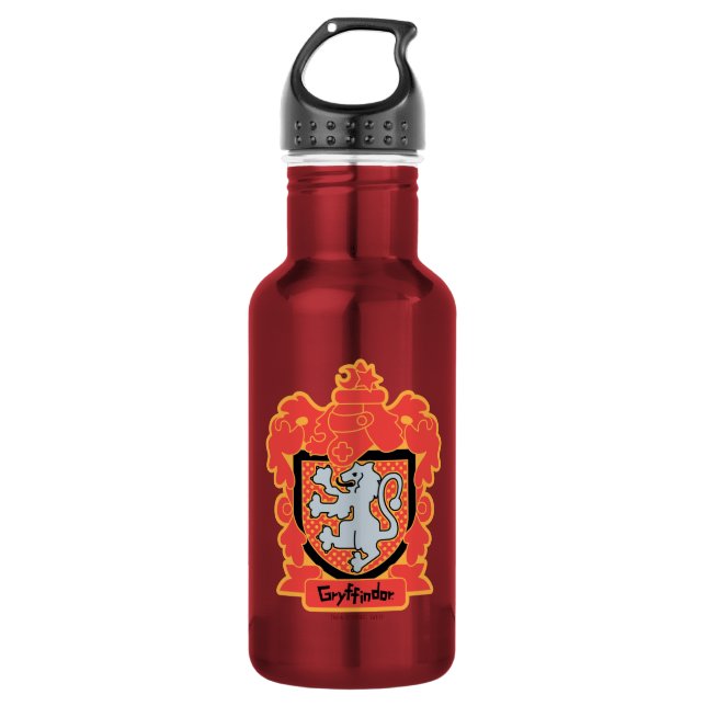 Bouteille D'eau En Acier Inoxydable Carton Gryffindor Crest (Devant)