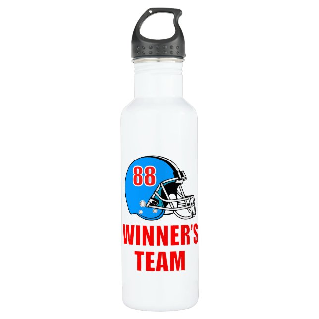 Bouteille D'eau En Acier Inoxydable Casque de football (Devant)