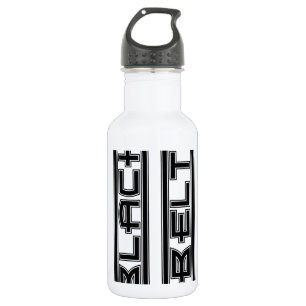 Bouteille D'eau En Acier Inoxydable Ceinture noire audacieuse d'arts martiaux