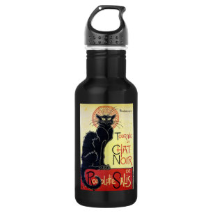 Bouteille D'eau En Acier Inoxydable Chat noir, Alexandre Steinlen