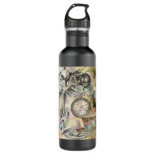 Bouteille D'eau En Acier Inoxydable Cheshire Chat Alice Wonderland Classic