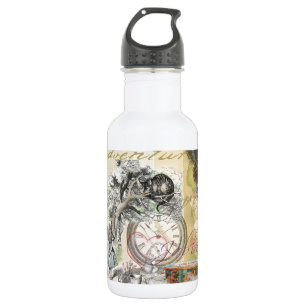 Bouteille D'eau En Acier Inoxydable Cheshire Chat Alice Wonderland Classic