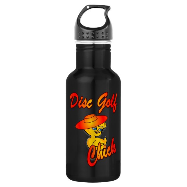 Bouteille D'eau En Acier Inoxydable Chic de golf sur disque #5 (Devant)