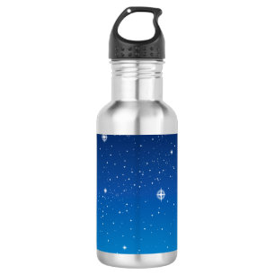 Bouteille D'eau En Acier Inoxydable Ciel nocturne étoilé bleu profond