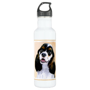 Bouteille D'eau En Acier Inoxydable Cocker Spaniel (Parti) Peinture - Art Chien origin