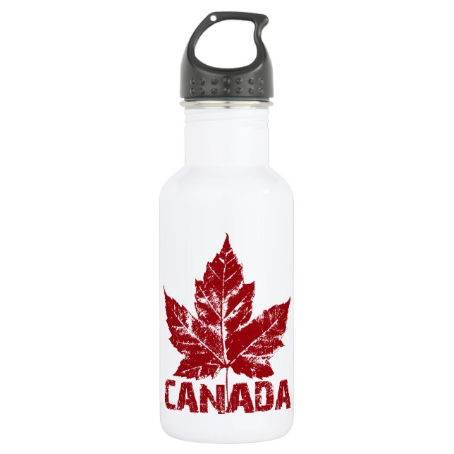 Bouteille D'eau En Acier Inoxydable Cool Canada Retro Maple Leaf Souvenir (Devant)
