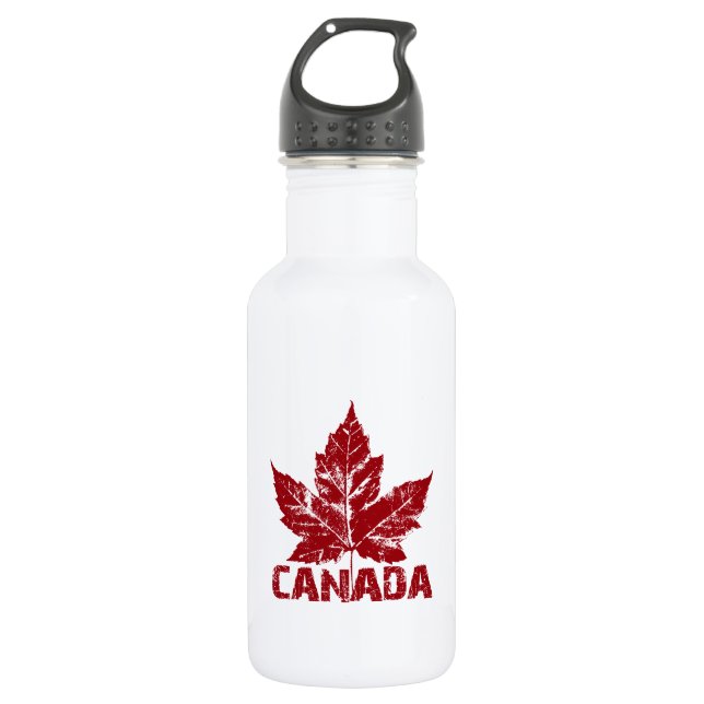 Bouteille D'eau En Acier Inoxydable Cool Canada Retro Maple Leaf Souvenir (Devant)