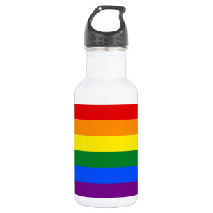 BOUTEILLE D'EAU EN ACIER INOXYDABLE COULEURS DE DRAPEAU