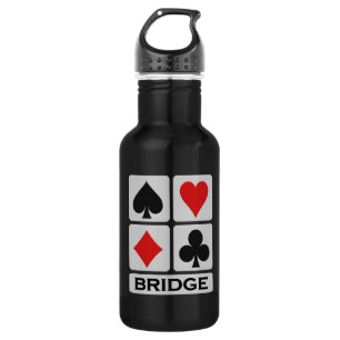Bouteille D'eau En Acier Inoxydable Coutume de joueur de pont