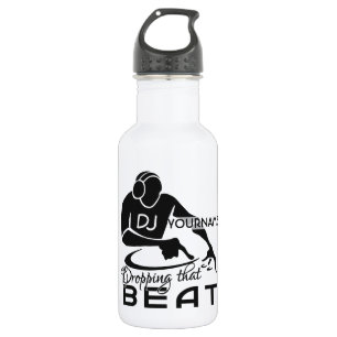 Bouteille D'eau En Acier Inoxydable Coutume du DJ