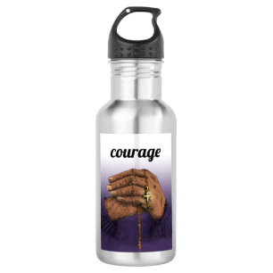 Bouteille d'eau en acier inoxydable de Courage