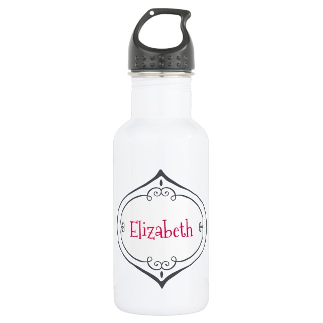 Bouteille D'eau En Acier Inoxydable Design de Noël lunatique Customisé (Devant)