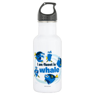 Bouteille D'eau En Acier Inoxydable Destin  Je suis floue en baleine