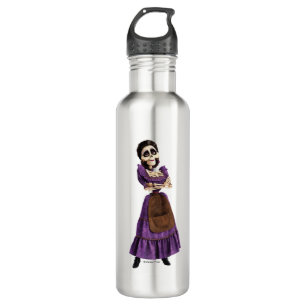 Bouteille D'eau En Acier Inoxydable Disney Pixar Coco Imelda Grand-mère de squelette