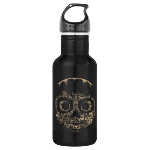 Bouteille D'eau En Acier Inoxydable Disney Pixar Coco Miguel Graphique du crâne orn