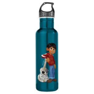 Bouteille D'eau En Acier Inoxydable Disney Pixar Coco  Miguel  Musicien Cool