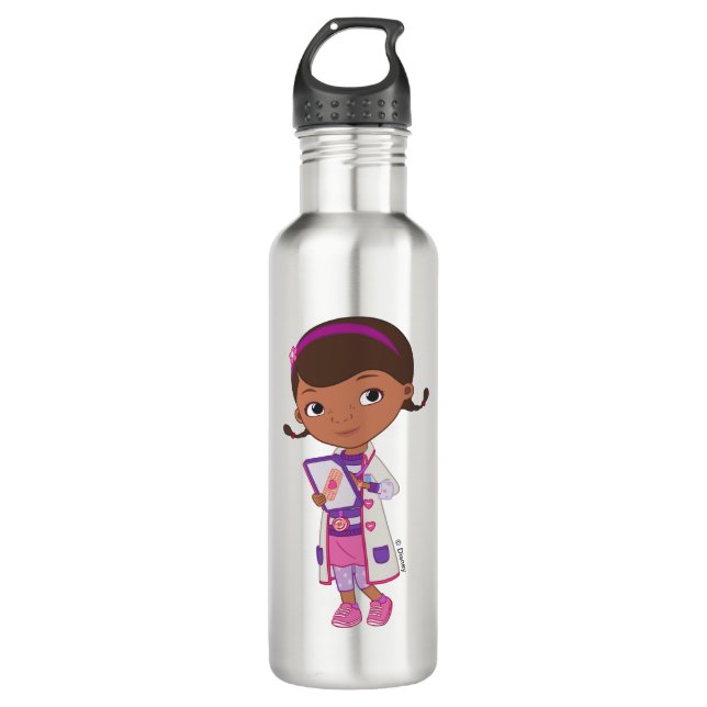 Bouteille D'eau En Acier Inoxydable Doc McStuffins| Tout mon travail (Devant)