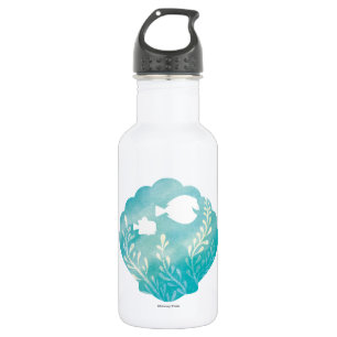 Bouteille D'eau En Acier Inoxydable Dory et Nemo Graphique de la coque aquarelle
